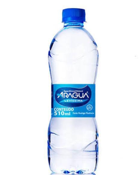 AGUA MINERAL  ARAGUA S/ GÁS 500ML