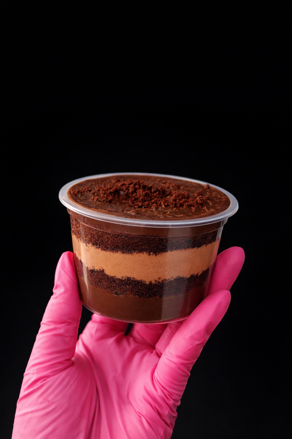 BOLO NO POTE CHOCOMOUSSE